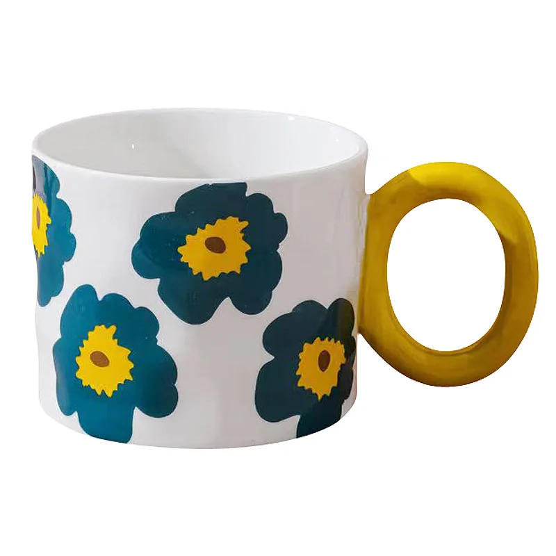 

Забавная кружка для офиса, керамические кофейные столики, чашка для воды, кружка для чая, Рождественский скандинавский Рождественский пода...