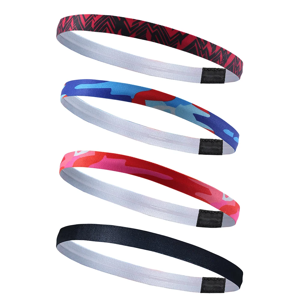 

Sports Headband Outdoor Hairbands Men Running Anti-skid Exercise Sweat Absorb Slim Headbands