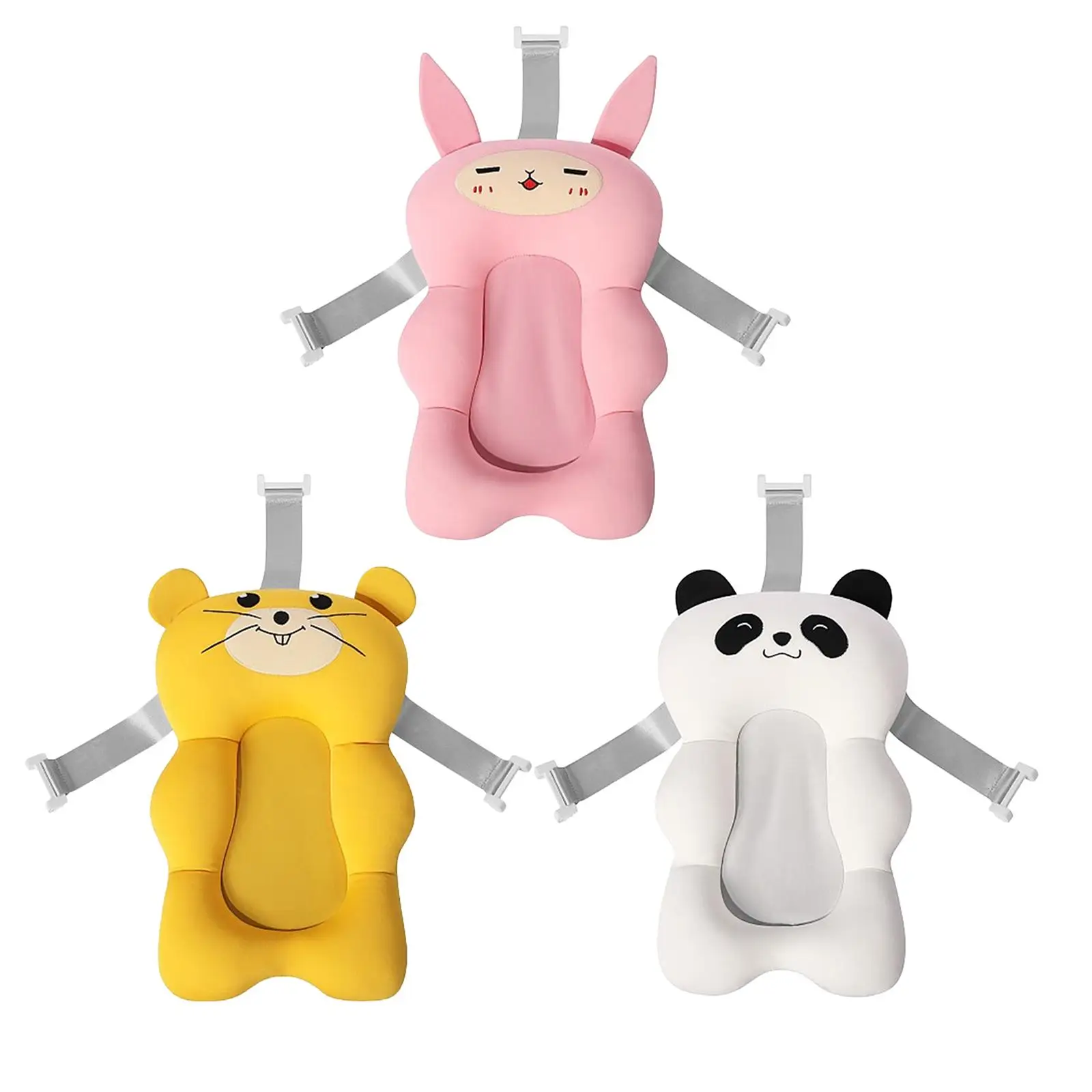 

Soft Baby Bath Pillow Portable Anti-Slip Baby Bath Pad for Newborn Infant