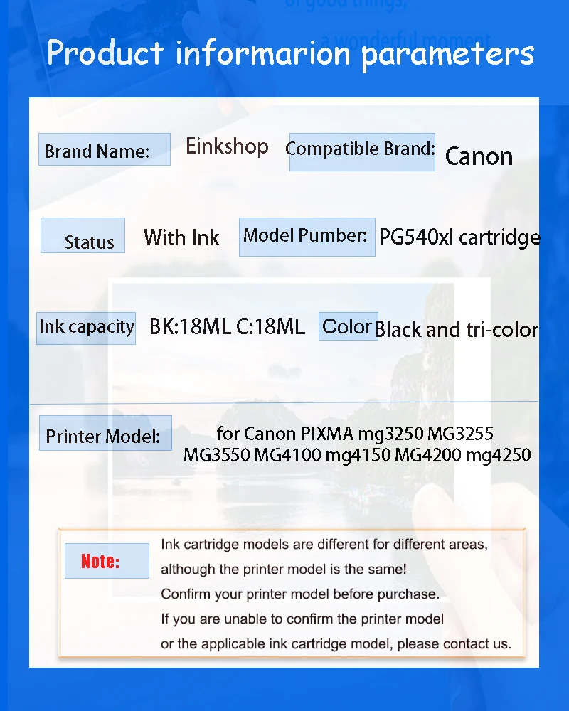 PG-540XL для Canon PG-540 PG540 CL541 CL-541 чернильный картридж PG 540 CL 541 PIXMA mg3250 MG3255 MG3550 MG4100 mg4150 MG4200