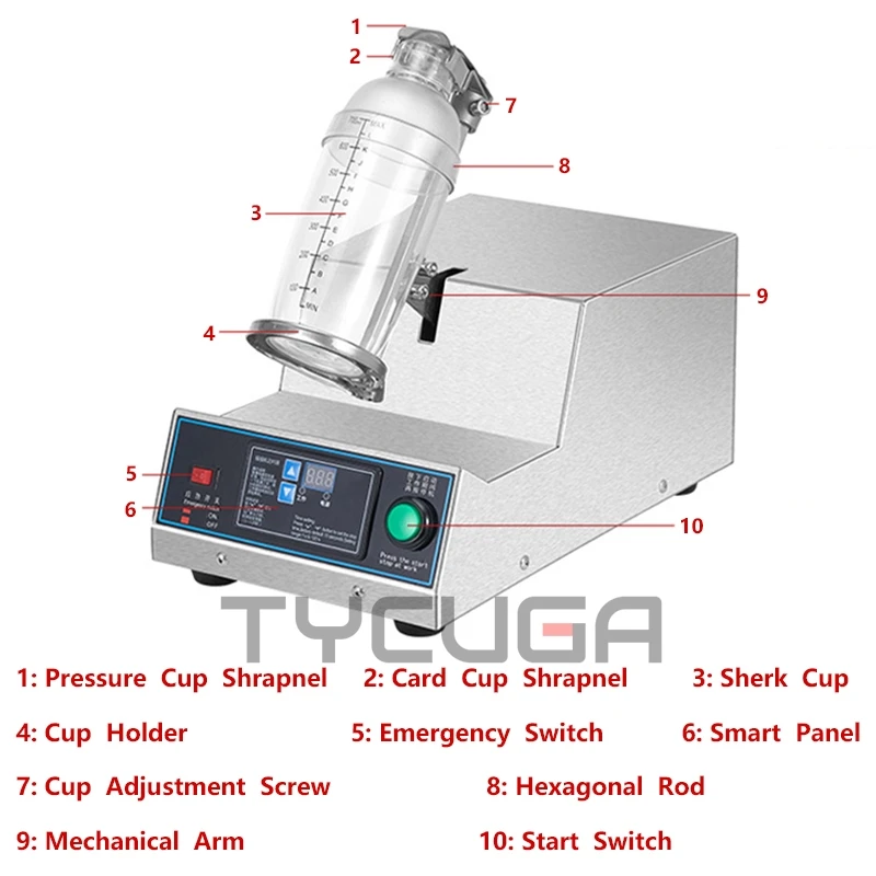 Коммерческий шейкер для пузырькового чая Boba с одной головкой жемчужный молоком
