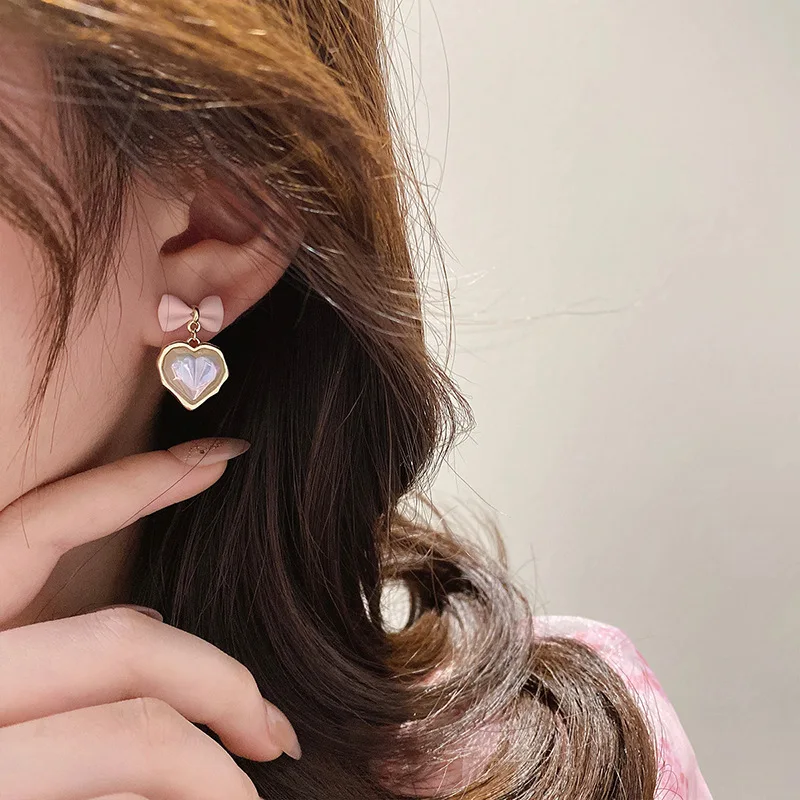 

Модные серьги с жемчугом и бантом, серьги-подвески в виде наложницы русалки, аксессуары для ювелирных изделий на день рождения