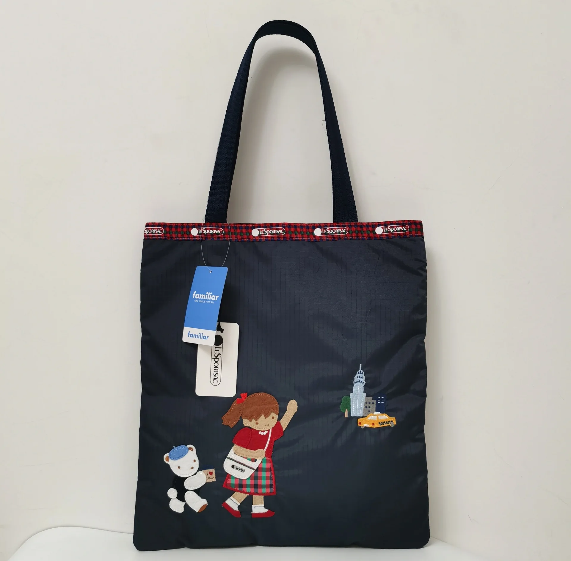 Kawaii аниме мультфильм Snoopy Totoro Lesportsac Женская тканевая сумка через плечо сумка-тоут