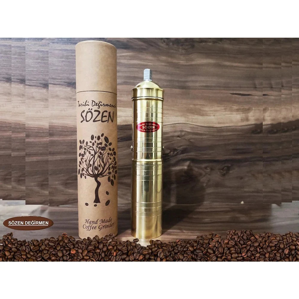 

Sözen Manual brass Coffee Grinder Sözen Super Coffee Grinder