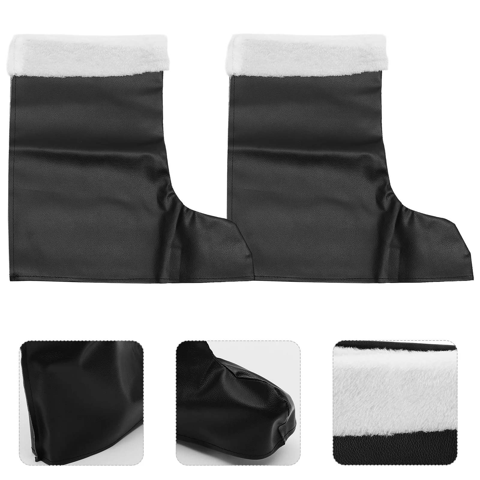 

Christmas Decor Santa Claus Boot Cover Cosplay Accessories Boots Costume Decorations Supplies Sock Shoe
