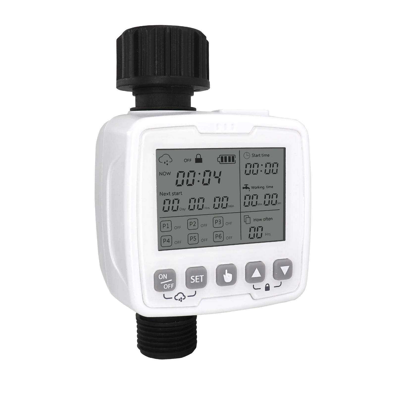 

Outdoor Garden Automatic Watering Device Watering Timer Intelligent Irrigation Controller with Rain Auto Sensor sprinkler