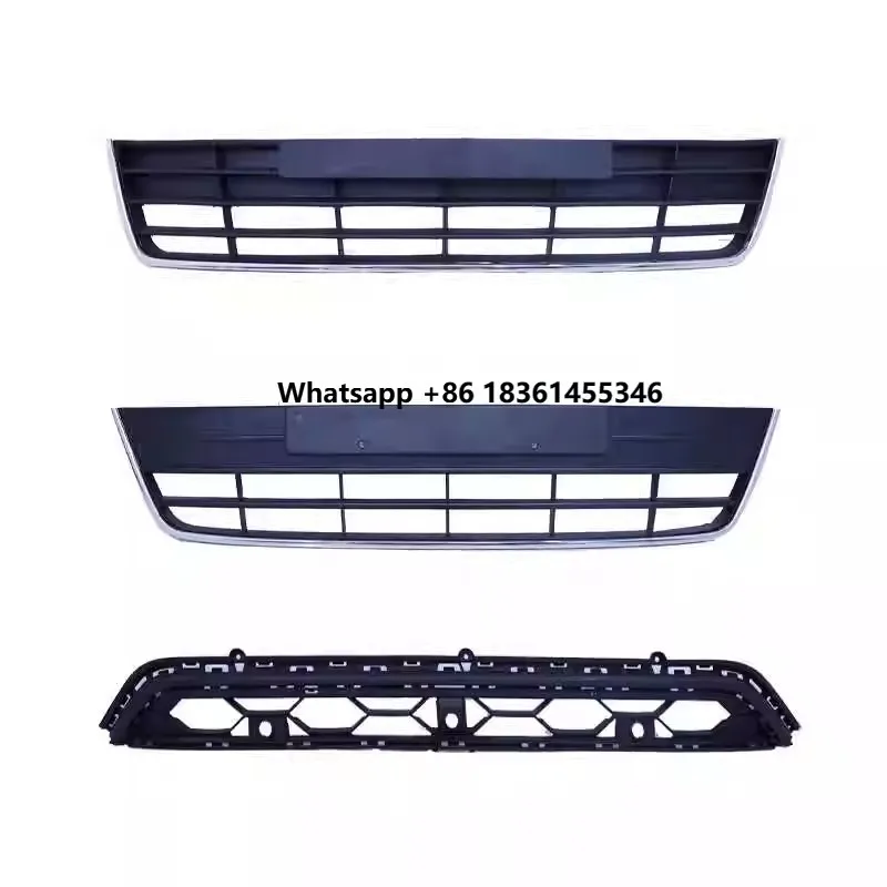 Фото Нижняя решетка переднего бампера для VW Tiguan L 10-12, 13-16, 17-21, сетка радиатора, аксессуары №1