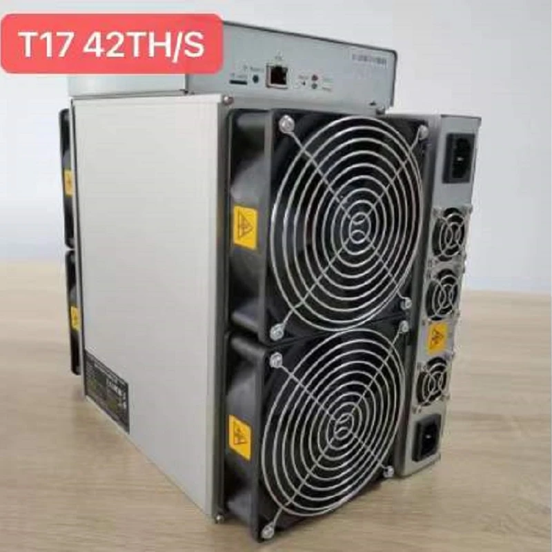 

Бесплатная доставка, AntMiner T17 42TH/S с блоком питания, лучше чем antminer L3 plus Antminer s9, улучшенная машина для майнинга биткоинов, AntMiner T17
