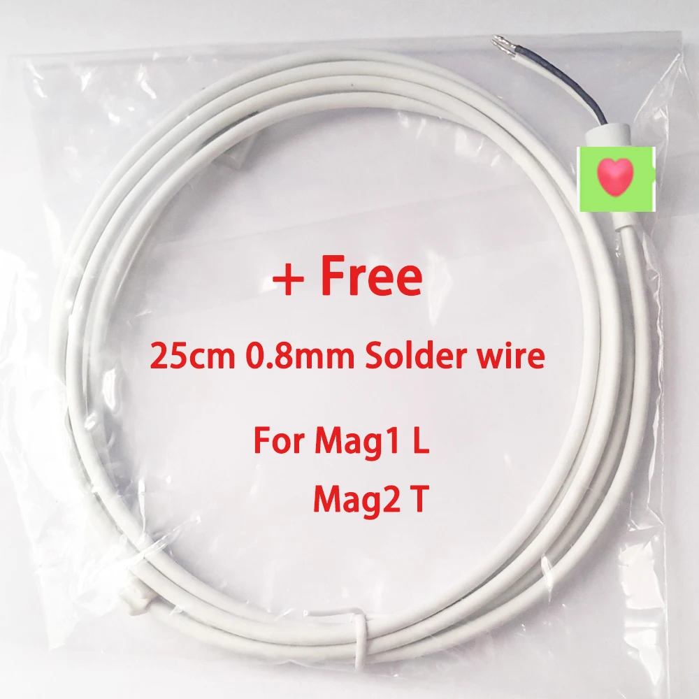 100% New Repair Replacement Magnetic AC/DC MagSaf* 1 2 Adapter Cord Cables For Apple Macbook Air Pro 45W 60W 85W Power Charger