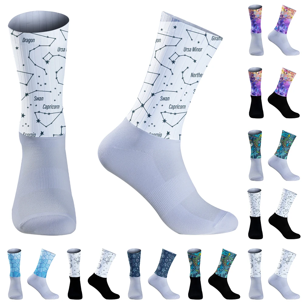 we bezszwowe skarpetki 2024 велосипедные командные шкарпетки аэрошкарпетки дорожные носки