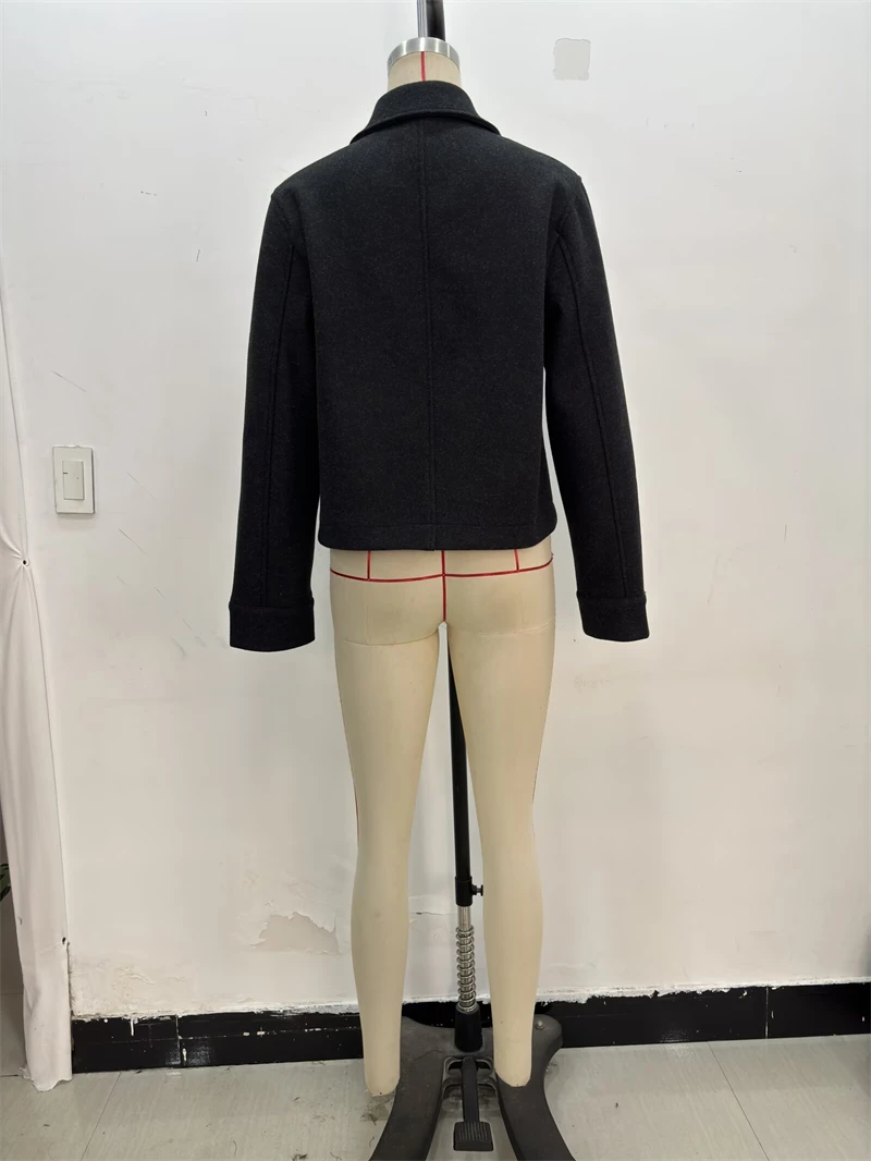 KEYANKETIAN новая зимняя женская однотонная куртка из мягкой шерсти однобортное