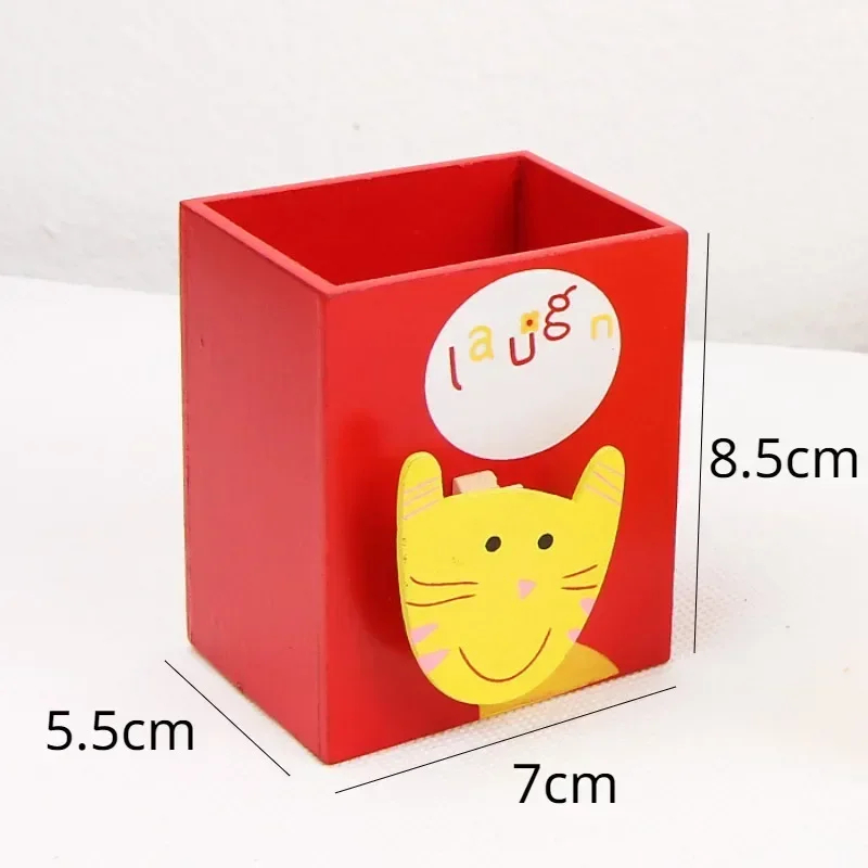 Креативный милый деревянный держатель в виде мультяшных животных настольный