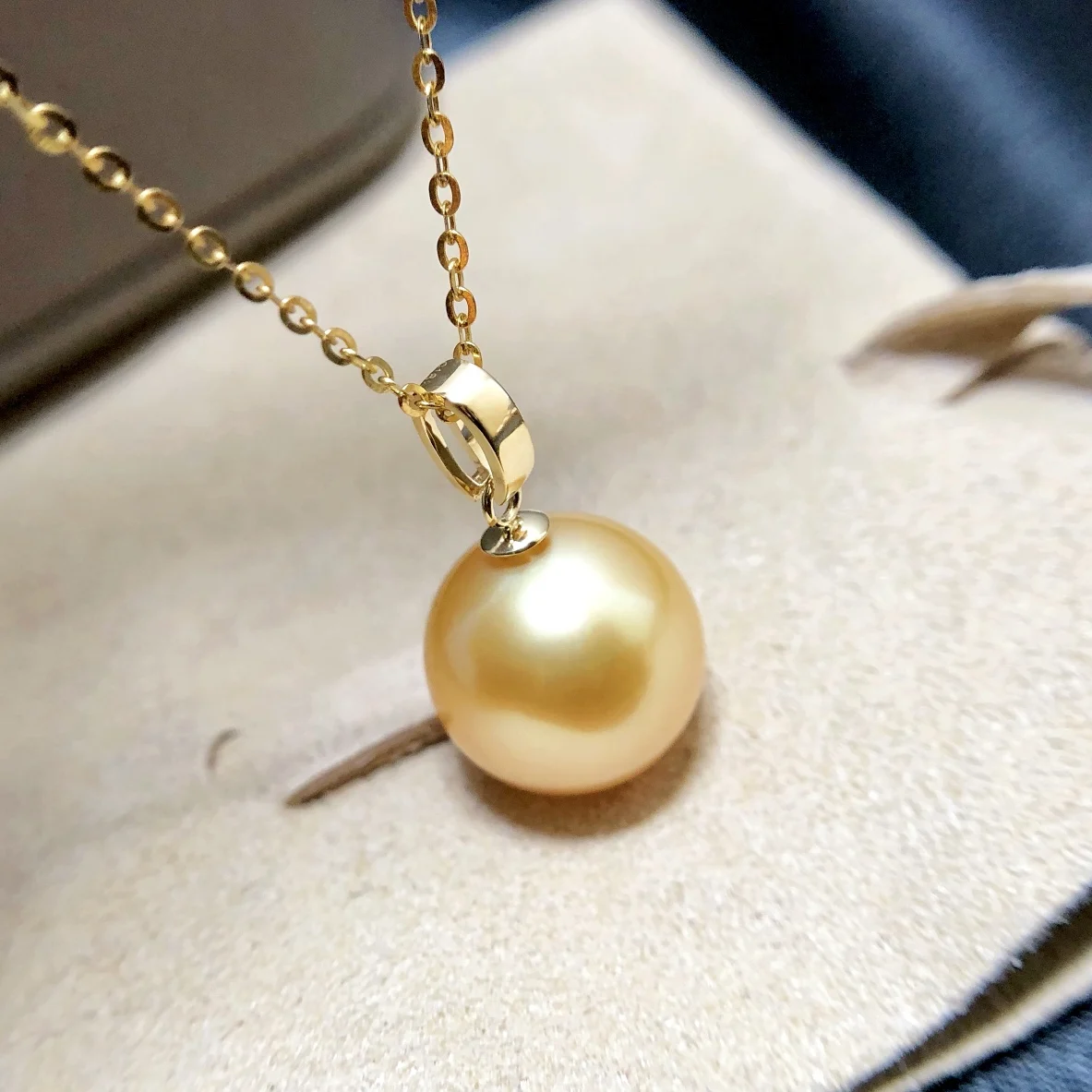 DIY 18K Pearls Pendants Bases Pedestals Necklaces for Women Not Include Pearls JY