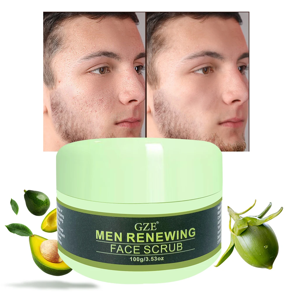 Мужской Скраб Для Лица GZE 100 Г Глубоко Отшелушивающий С Бусинами Jojoba