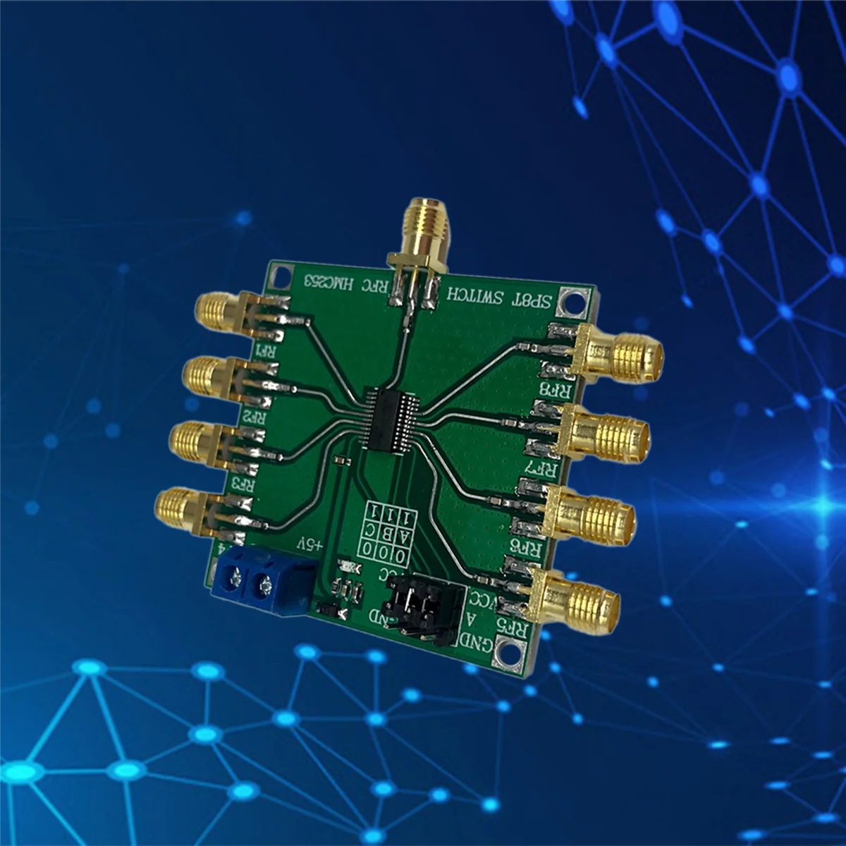 HMC253 DC-2.5 GHz Многофункциональный радиочастотный однополюсный восьмипозиционный