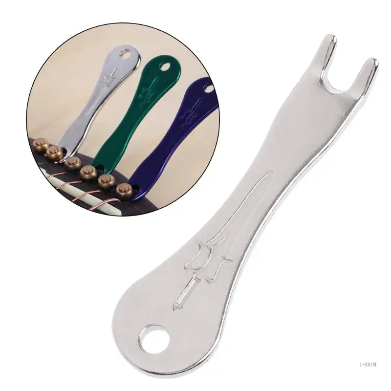 

M5TC 1Pc Acoustic Guitar Bridge Pins Puller Extractor Removal Tool Stainless Steel