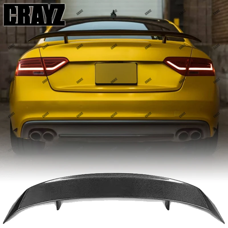 Автомобильный спойлер для Audi A5 S5 RS5 B8 B8.5 8TA 8T3 2-4Door Coupe Sportback GT Style Материал из