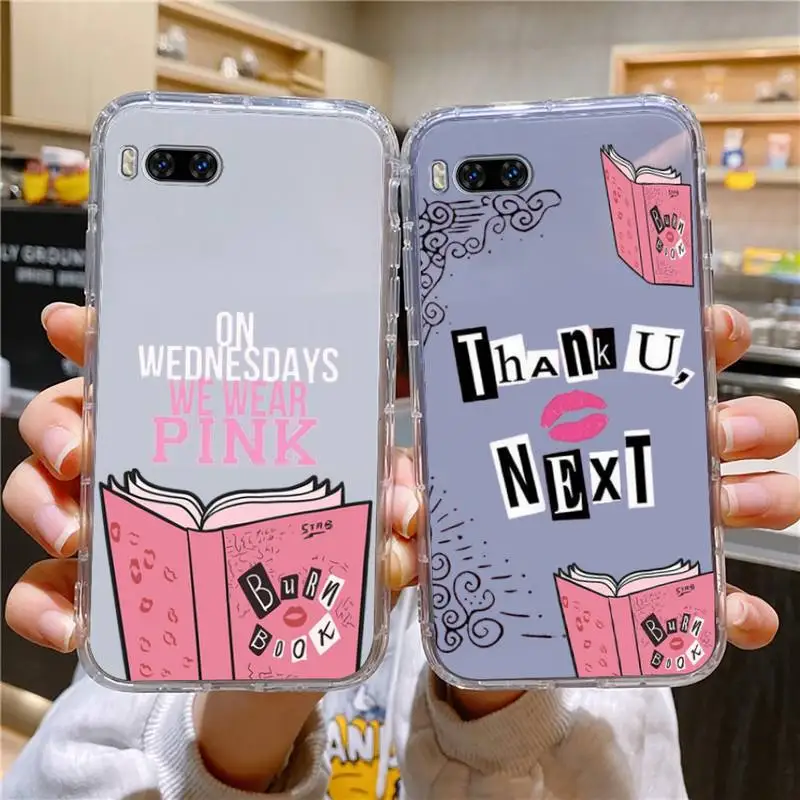

Burn Book Kiss Mean Girls Phone Case For Huawei Mate P10 P20 P30 P40 P50 Smart Z Honor 50 60 70 Pro Lite Transparent Case
