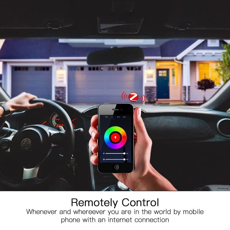 

Zigbee Smart GU10 Light Bulb Tuya Spotlight RGB+CCT5W Dimmable 36° Beam Angle LED Lamp Work With Alexa Google Home Yandex Alice