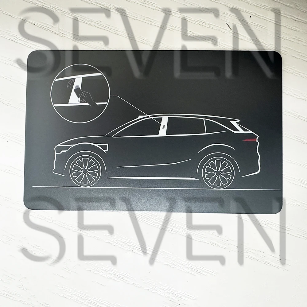 

Автомобильная карта-ключ без ключа NFC для Zeekr 7X, автомобильная смарт-цифровая карта-ключ NFC