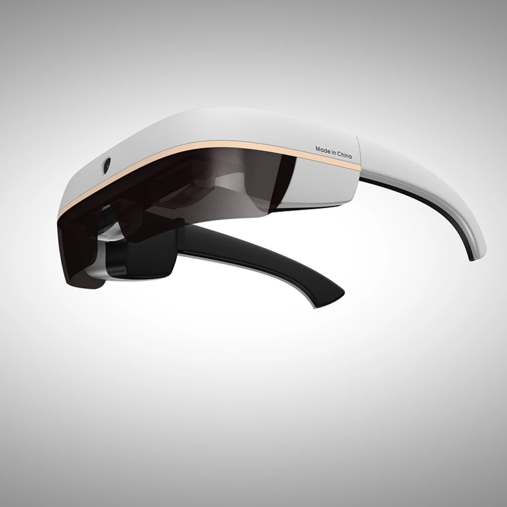

Latest Fashion Augmented Reality Glasses Android6.0 MTK8735 4G sim card Phone High Quality All in one smart AR glasses demo