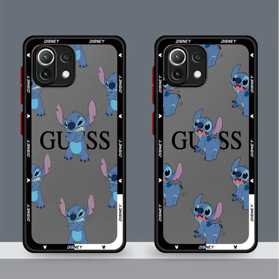 Disney Stitch Fashion Phone Case for Xiaomi Poco F3 X3 NFC Pro X4Pro5G X4 GT X5 Pro5G M5 M5s C40 C50 C51
