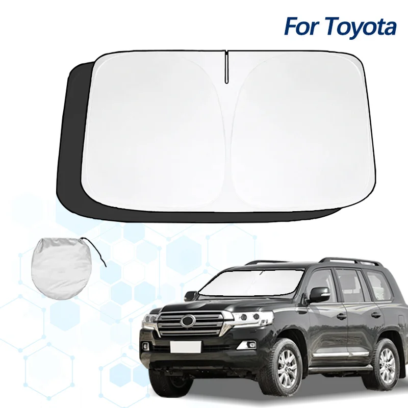 Солнцезащитный козырек на лобовое стекло для Toyota Land Cruiser Prado 120 солнцезащитный
