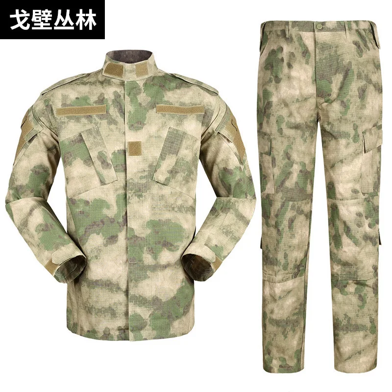 

ACU Camouflage Training CP Men Sets Real CS Tactical Special Forces Uniform Gobi Jungle Desert Camo Military Uniform
