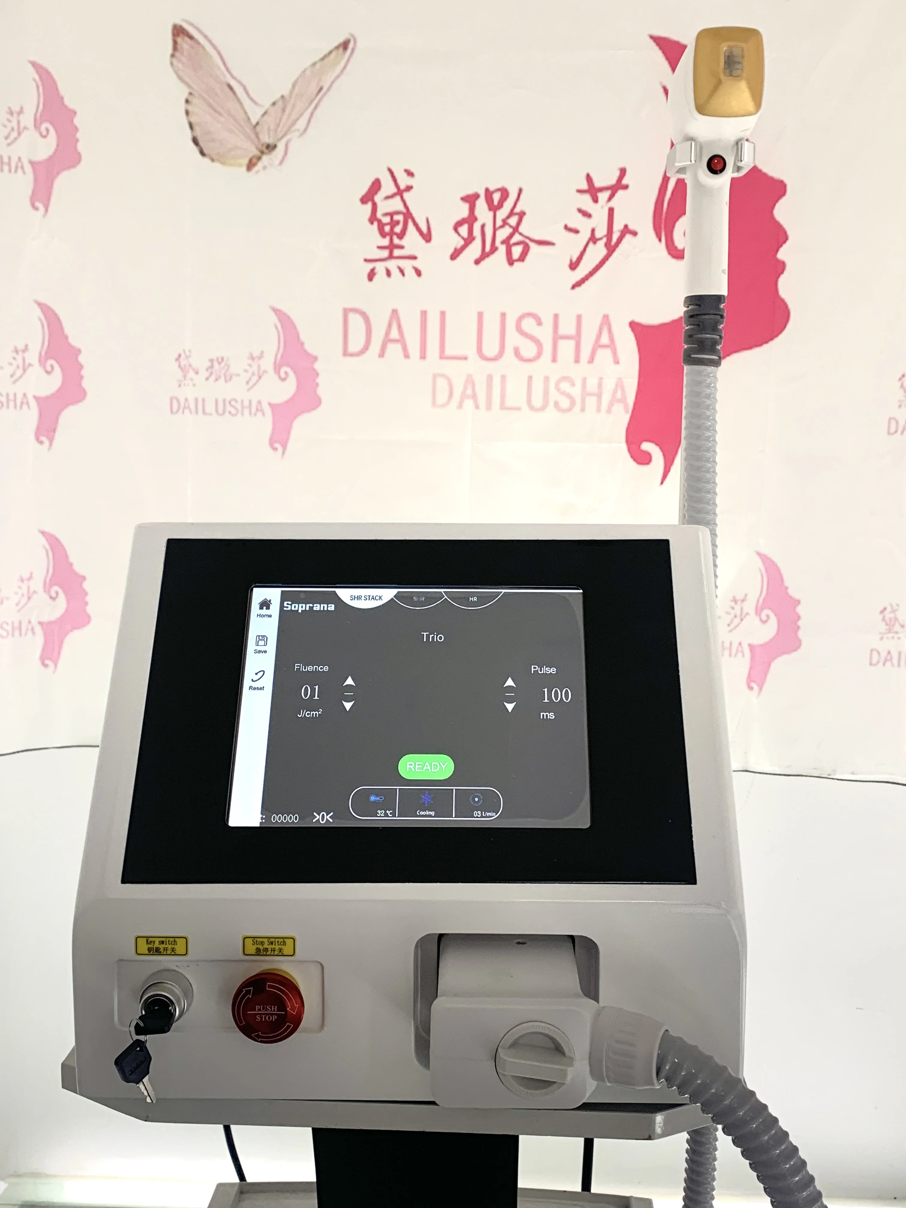 

Factory Price 755nm 808nm 1064nm 3 wavelengths semiconductor vertical painless 808 diode laser hair removal machine