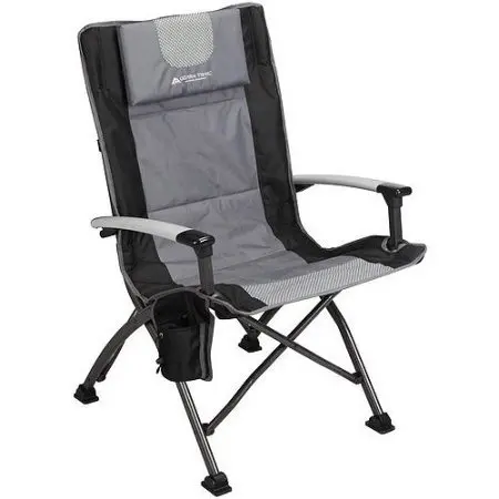 

High Back Camping Chair, Black