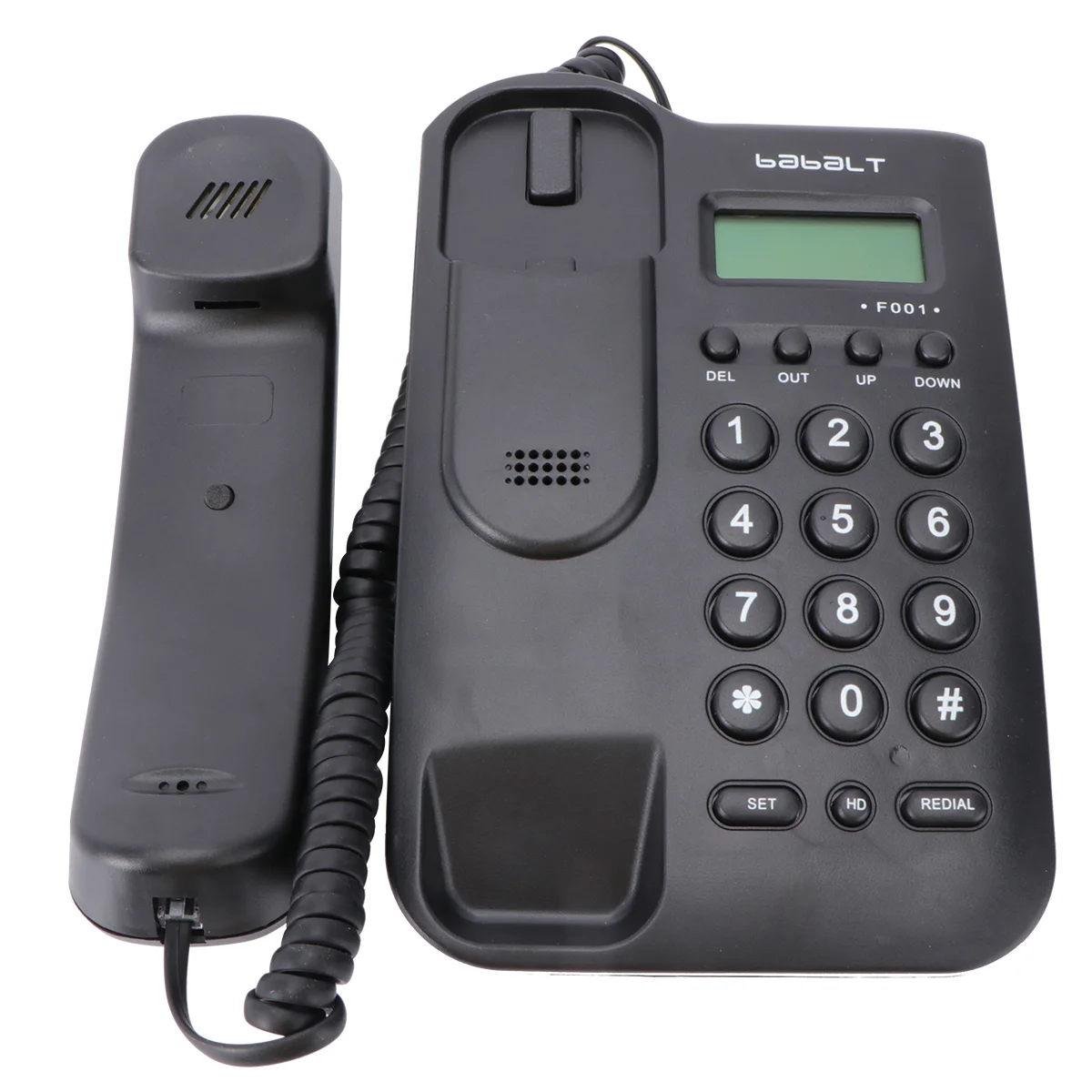 

Foreign Trade Telephone Small Hanging Wall Telephone Phone Extension for Office (Black)