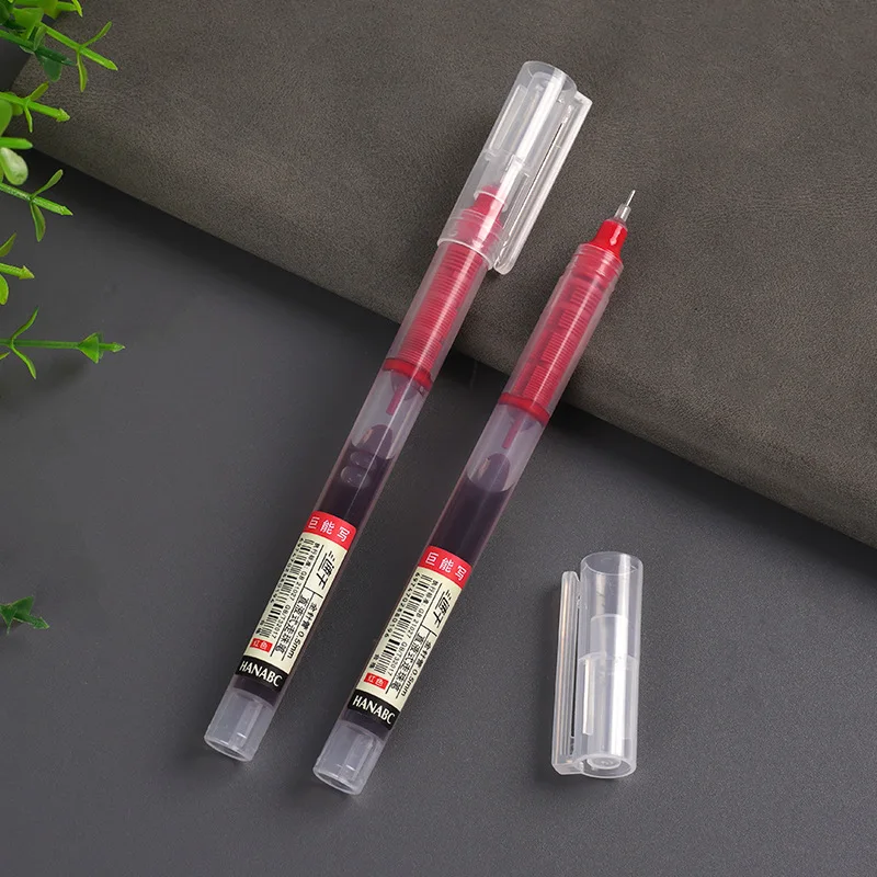 

5 шт., гелевые ручки с жидкими чернилами большой емкости, 0,5 мм, ультратонкие быстросохнущие милые шариковые ручки, школьные и офисные аксессуары