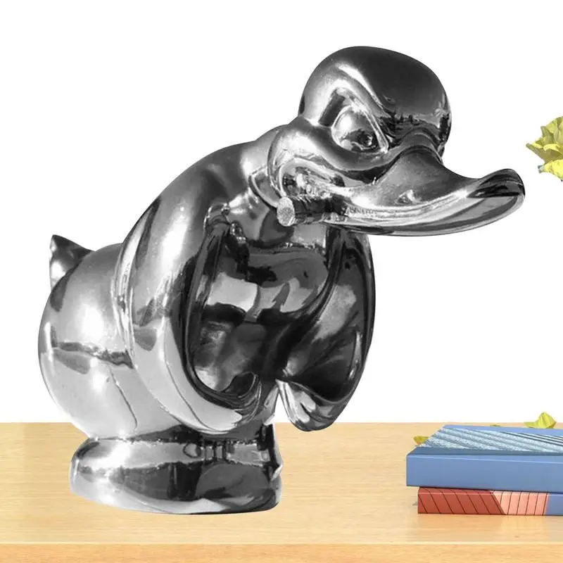 

Angry Duck Front Hood Ornament Wall Decor Car Sticker Cute Little Decoration Exquisite Details Accessories For Table Living Room