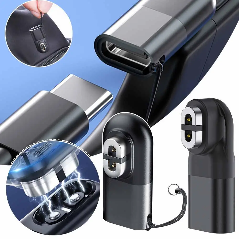 Магнитное зарядное устройство USB C зарядный адаптер для наушников с костной проводимостью послеshokz AS800 AS803 OpenRun Pro AS810 OpenComm ASC100