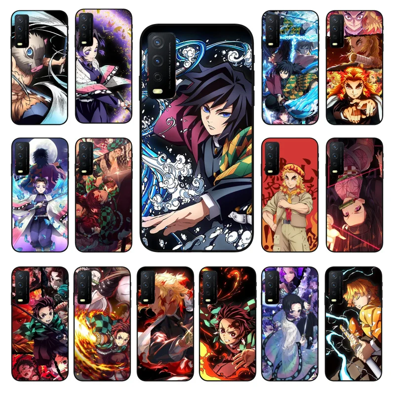 

Demon Slayer kimetsu no yaiba Phone Case for VIVO Y53S Y33S Y22S Y11S Y31 Y21 Y70 Y20 Y21S Y72 Y35 Y51 Y01 V23E V21 V23 V21E
