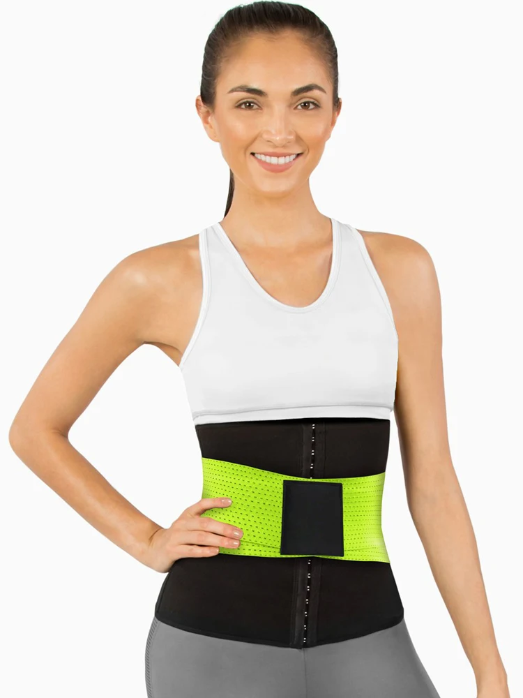 

Women`s Slimming Shapers The Ultimate Two-In-One Hot Belt with Waist Trainer - Stomach Compression Wrap Weight Loss Body Trimmer