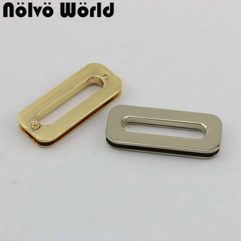 

10-50pcs Outside 51X22mm 5 colors rectangule shaped grommets eyelets for purse bags metals wholesale