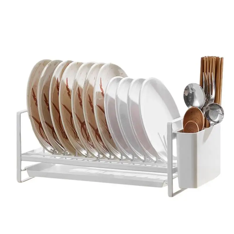 

Large Dish Drainer Plates Drainer Storage Portable Kitchen Cabinet Dish Rack Dish Storage Rack For Lid Cutting Boards Bakeware