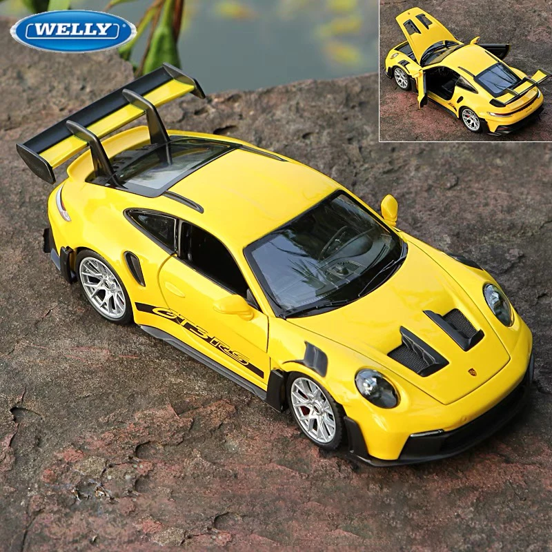 WELLY 1:24 Porsche 911 GT3 RS (992) металлическая модель