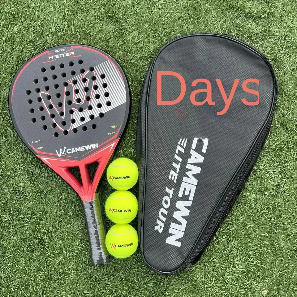 

Thick 3K material cage tennis racket, high-quality beach racket