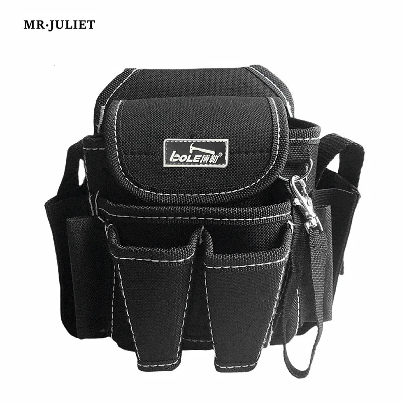 

MR·JULIET Electrician Tool Bag Multifunctional Outdoor Leisure Tool Boutique Waist Hanging Repair Canvas Pocket