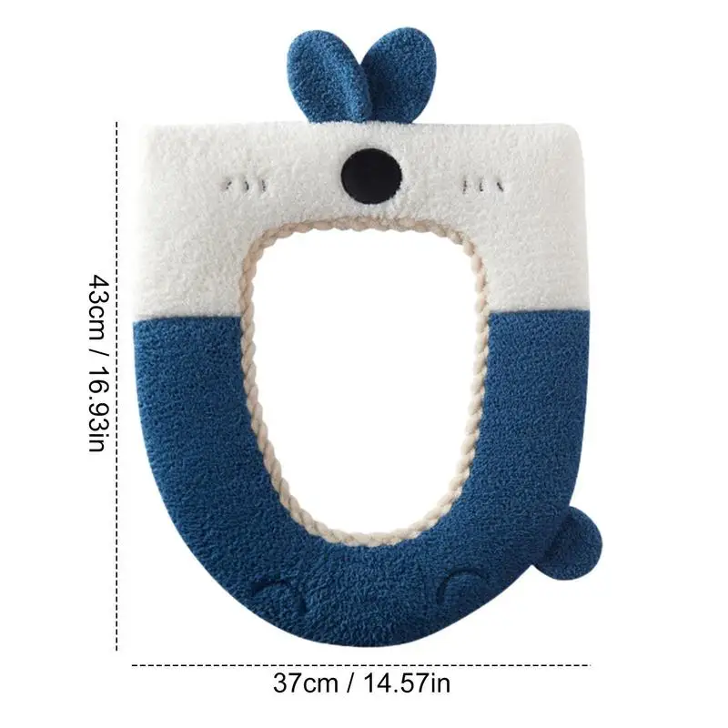 

Toilet Seat Cover Cushion Toilet Lid Mat Warm Cover Pad Cushion For Lid And Seat Bathroom Toilet Seat Warmer Cover Cushion For
