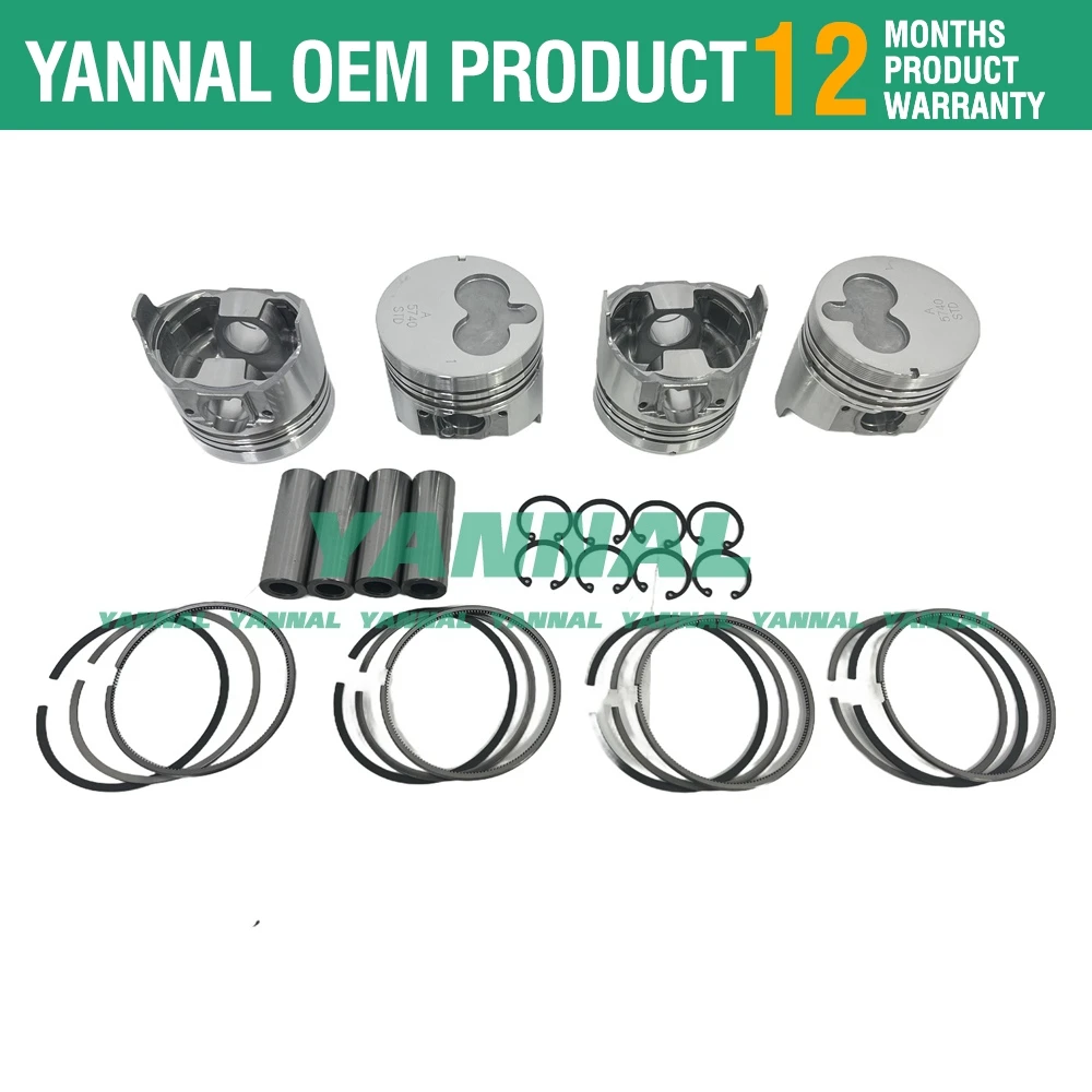 Комплект для капитального ремонта двигателя 4LC1 экскаватора SUMITOMO SH40JX IHI 40JX