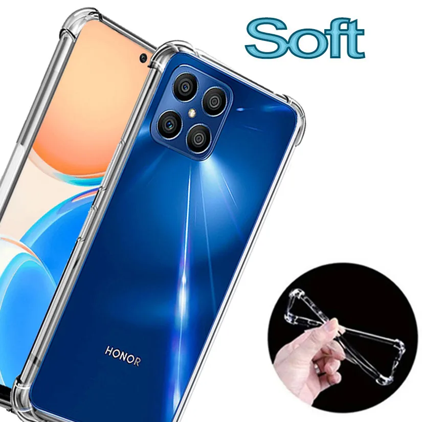 хонор х8 чехол для Huawei Honor X8 силиконовые case 50 lite противоударный смартфон чехлы