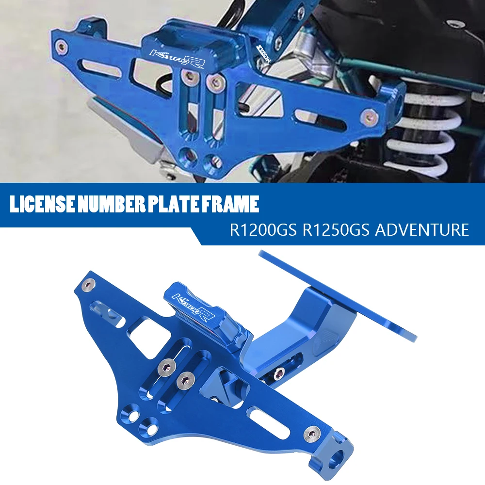 

Мотоцикл для BMW K1300R K 1300 R 2009-2015 2014 2013 2012 2011 Регулируемый номерной знак держатель рамка номерной знак светильник кой