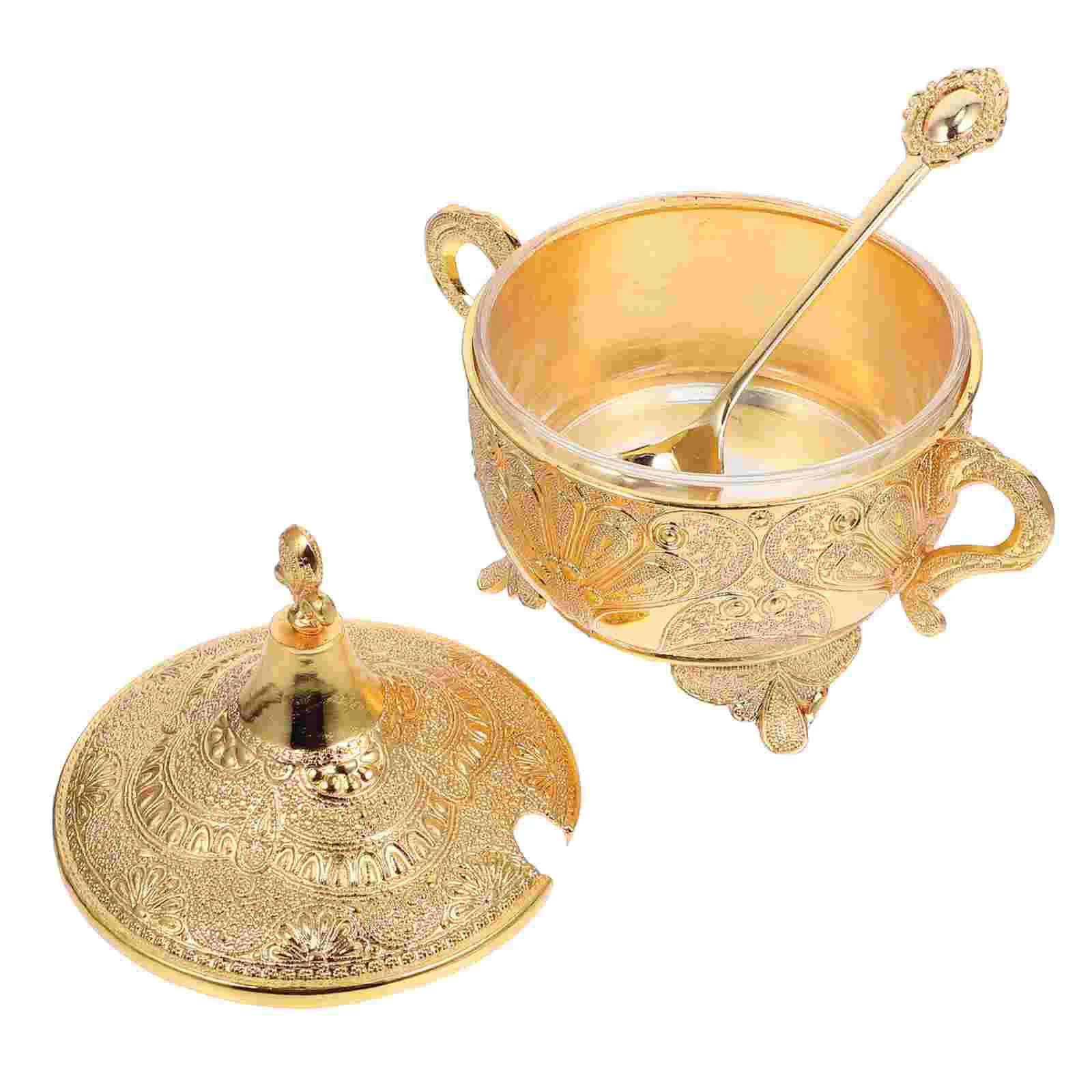 

Seasoning Jar Condiment Sugar Pot Container Box Salt Pots Pepper Canister Kitchenstorage Holder Lid Vintage Cruet Canisters Jam