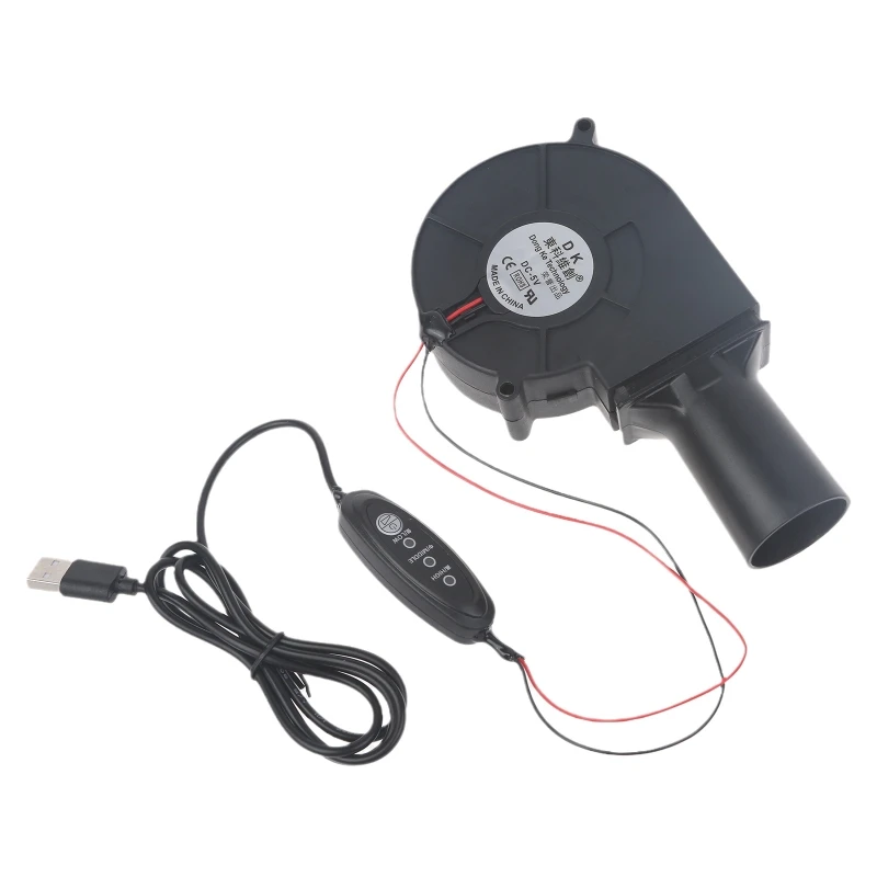 

5V USB Plug Blower Grill BBQ Fan Portable Barbeque Air Blower for Outdoor 367A