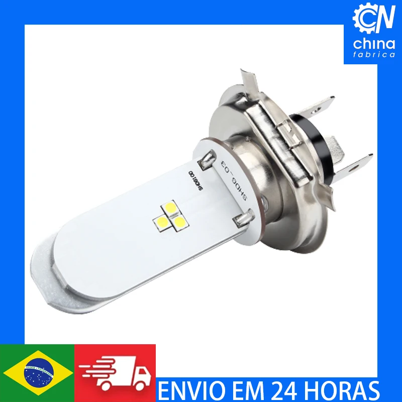 

H4 Led Motorcycle Auxiliary Lamp Headlight Scooter Light Hi-Lo Beam Light Distance Super Bright Headlight