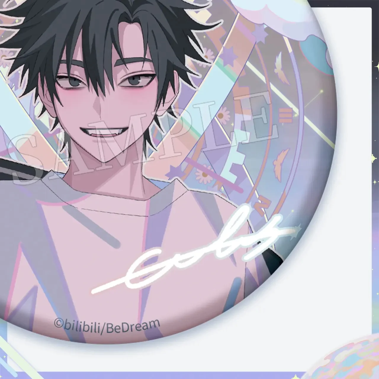 Мультяшная аниме ссылка клик Чэн сяоши лепесток порошок Косплей Милая жестяная