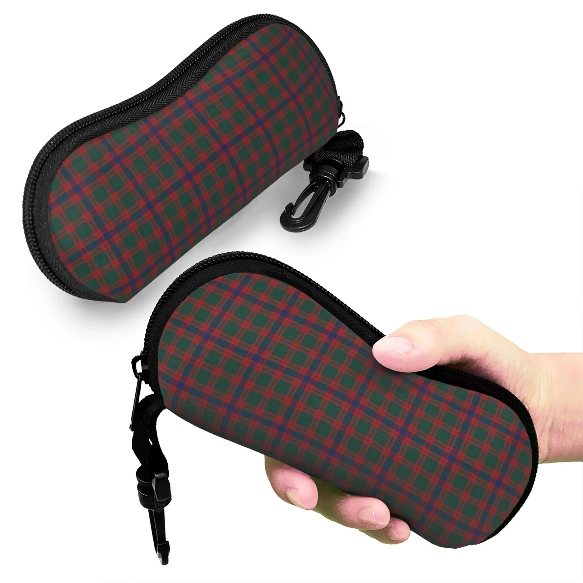 Фото Чехол для очков Clan Skene Tartan, защитные аксессуары унисекс, коробка для хранения очков, подарочный контейнер для очков №1